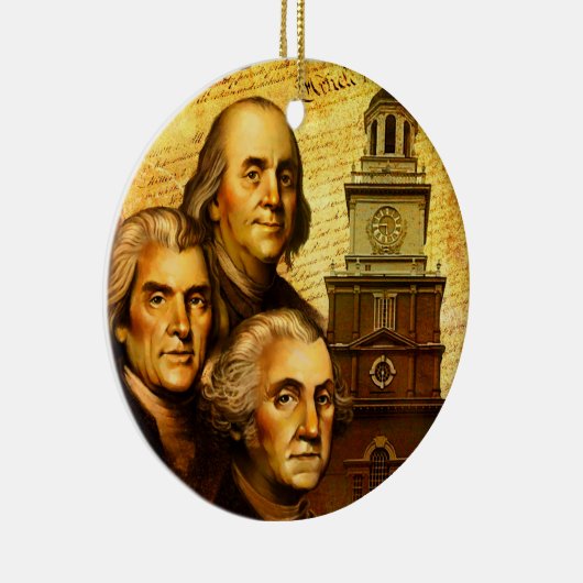 Founding Fathers Keramisch Ornament (Rechts)