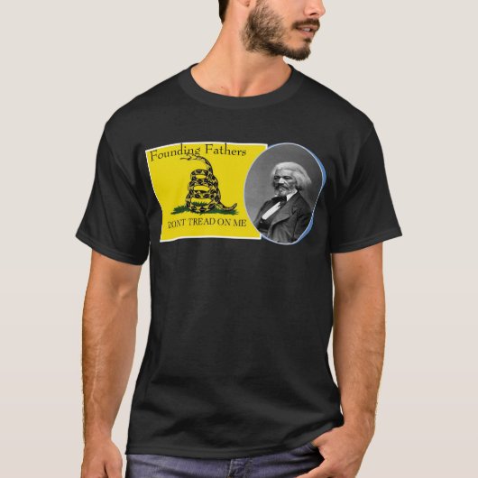 Founding Fathers: Niet op mij slaan T-shirt (Voorkant)