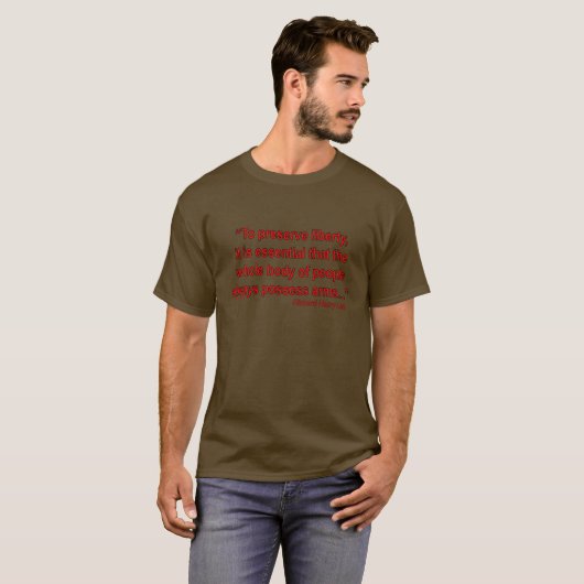 Founding Fathers on Pistool RIghts T-shirt (Voorkant volledig)