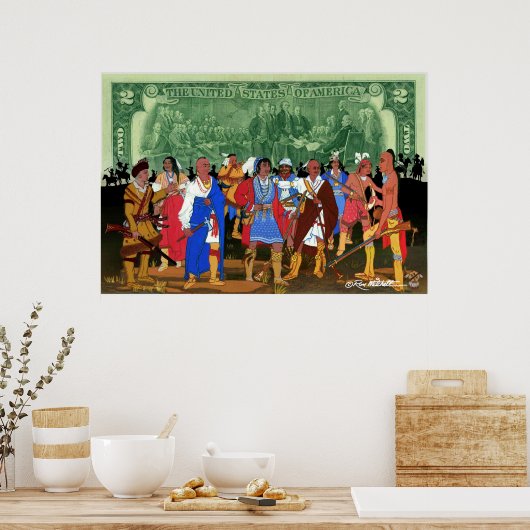 Founding Fathers Poster (Keuken)