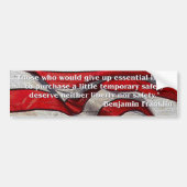 Founding Fathers Quote - Benjamin Franklin Bumpersticker (Voorkant)