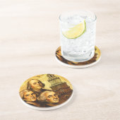 Founding Fathers Zandsteen Onderzetter (Zijkant)