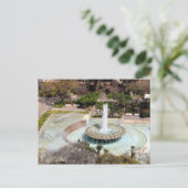 Fountain Dowtown Los Angeles Briefkaart (Staand voorkant)