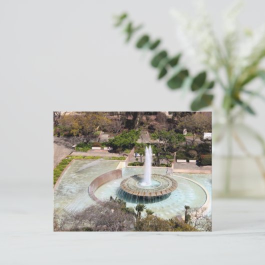 Fountain Dowtown Los Angeles Briefkaart (Staand voorkant)