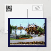 Fountain & Elks Temple, Pittsburgh 1913  Briefkaart (Voorkant / Achterkant)