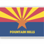 Fountain Hills AZ Sticker (Voorkant)