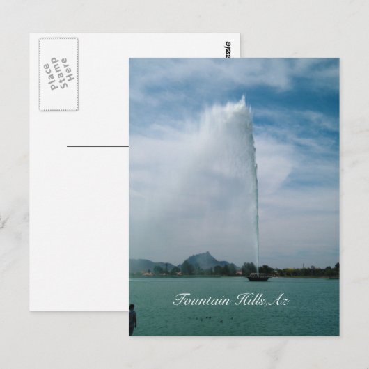 Fountain Hills Briefkaart (Voorkant / Achterkant)