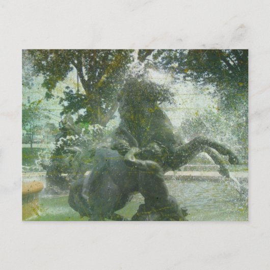 Fountain Horse Kansas City Briefkaart (Voorkant)