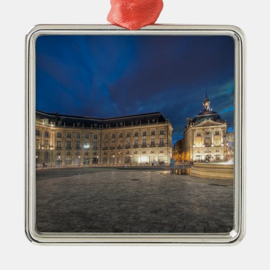Fountain in the Place of the Bourse Metalen Ornament (Voorkant)