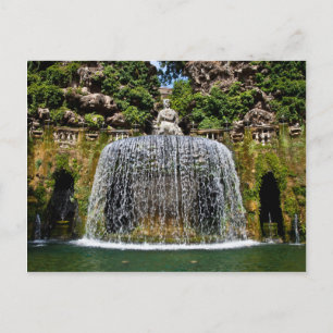 Fountain in Villa D'Este Briefkaart