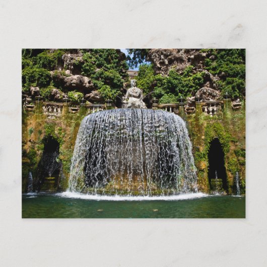 Fountain in Villa D'Este Briefkaart (Voorkant)