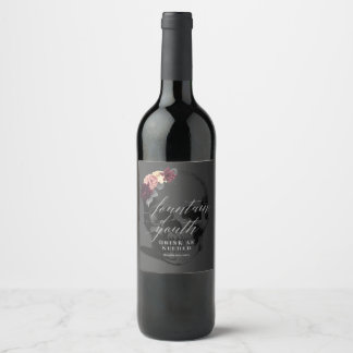 Fountain of Youth Birthday Wine Bottle Label Wijn Etiket
