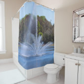 Fountain On A Pond Douchegordijn (In situ)