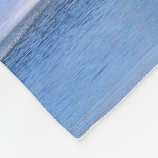 Fountain On A Pond Fleece Deken (Hoek)