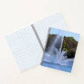 Fountain On A Pond Notitieboek (Binnen)