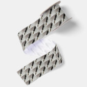 Fountain Pen Patterned Satijnen Lint (Achterkant)