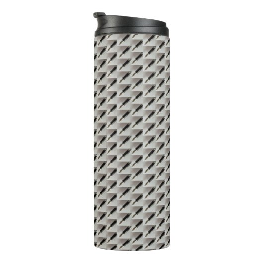 Fountain Pen Patterned Thermosbeker (Geroteerd rechts)