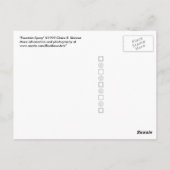 Fountain Spray Briefkaart (Achterkant)