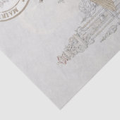 Fountain Swan Garden Franse ontkoppeling Tissuepapier (Detail)