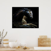 Fountian of Neptune-Zee Horses Poster (Keuken)