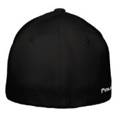 Four4ths - Witte logo voor/zijkant Geborduurde Pet (Achterkant)