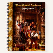 Four Against Darkness spiral graaf notebook Notitieboek (Voorkant)