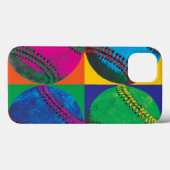 Four Basebals in Different Colors Case-Mate iPhone Case (Achterkant (horizontaal))