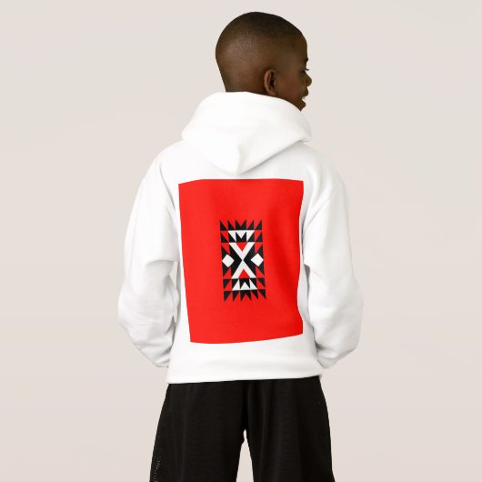 Four Birds on a Branch Illustration (Achterkant volledig)