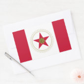 FOUR Birmingham, Alabama Flag Rechthoekige Sticker (Envelop)