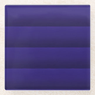 four blue bands glazen onderzetter
