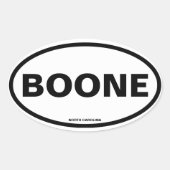 FOUR Boone Ovale Sticker (Voorkant)