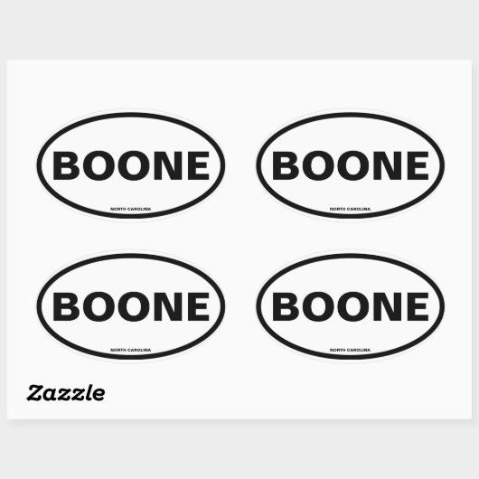 FOUR Boone Ovale Sticker (Vel)