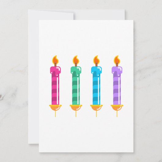 Four Candles Kaart (Voorkant)