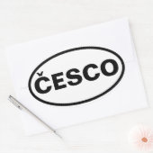 FOUR Česko Ovale Sticker (Envelop)