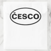 FOUR Česko Ovale Sticker (Tas)