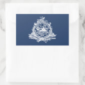 FOUR Charleston, SC Flag Rechthoekige Sticker (Tas)