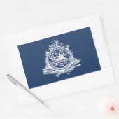 FOUR Charleston, SC Flag Rechthoekige Sticker (Envelop)