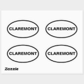 FOUR Claremont Ovale Sticker (Vel)