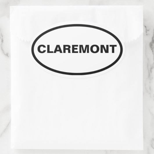 FOUR Claremont Ovale Sticker (Tas)