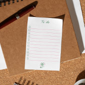 Four clover aesthetic to do list post-it® notes