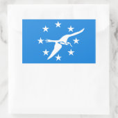 FOUR Corpus Christi Flag Rechthoekige Sticker (Tas)