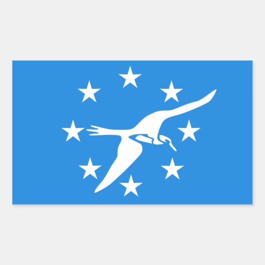 FOUR Corpus Christi Flag Rechthoekige Sticker (Voorkant)