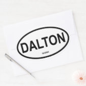 FOUR Dalton, Georgia Ovale Sticker (Envelop)
