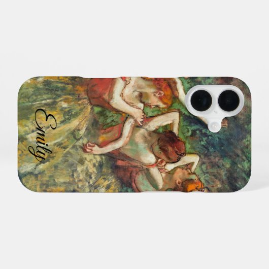 Four Dancers by Edgar Degas – Personalized Art iPhone 16 Hoesje (Achterkant horizontaal)