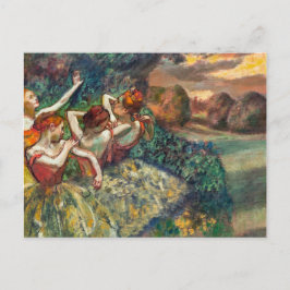 Four Dancers | Edgar Degas | Briefkaart