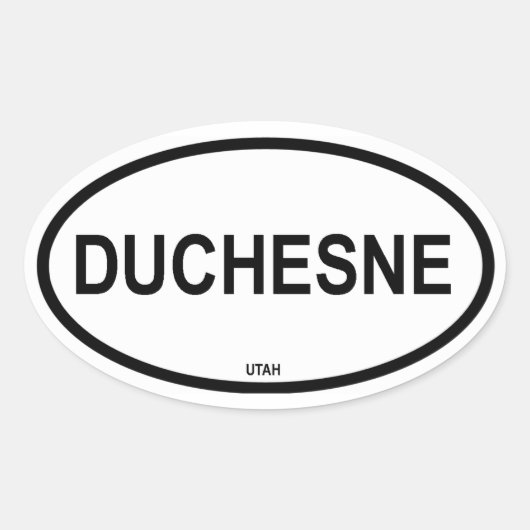 FOUR Duchesne Ovale Sticker (Voorkant)