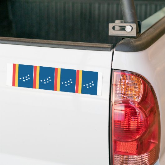 FOUR Durham Flag Bumpersticker (Op Truck)