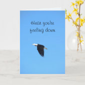 Four Eagles "Hear You're Feeling Down" kaart (Gele Bloem)
