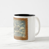 Four Elements - Air - Coffee Mug Tweekleurige Koffiemok (Voorkant rechts)