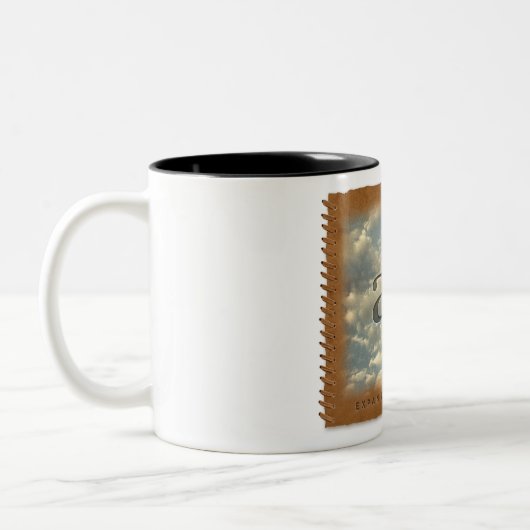 Four Elements - Air - Coffee Mug Tweekleurige Koffiemok (Links)